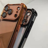 Luxury Transparent Shockproof Phone Case For iPhone