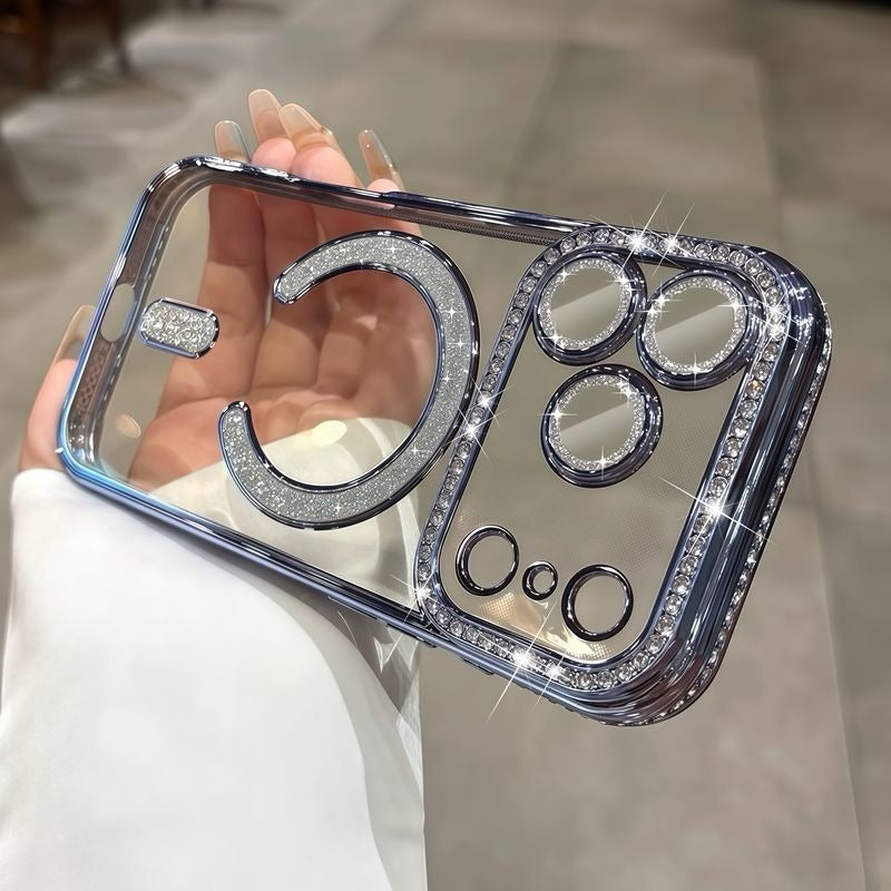 Magnetic Transparent Phone Case For iPhone