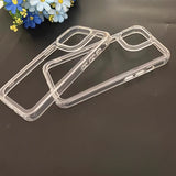 Transparent Frame Soft Hollow Silicone Phone Case For iPhone