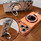 Diamond Mirror Magnetic Case For iPhone