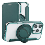 Flip Leather Wallet Rotating Fold Stand Magnetic Phone Case For iPhone