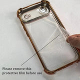 Luxury Transparent Shockproof Phone Case For iPhone