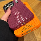 Hollow-out Heat Dissipation Phone Case For iPhone