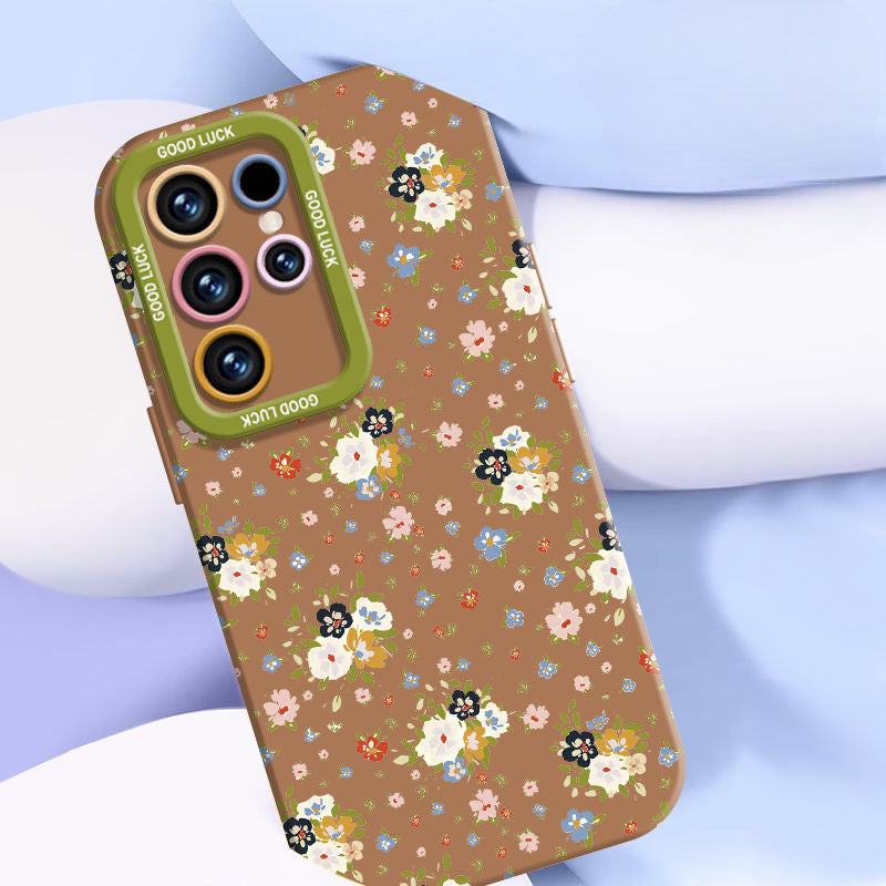 Floral Silicone Phone Case For Samsung