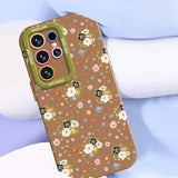 Floral Silicone Phone Case For Samsung