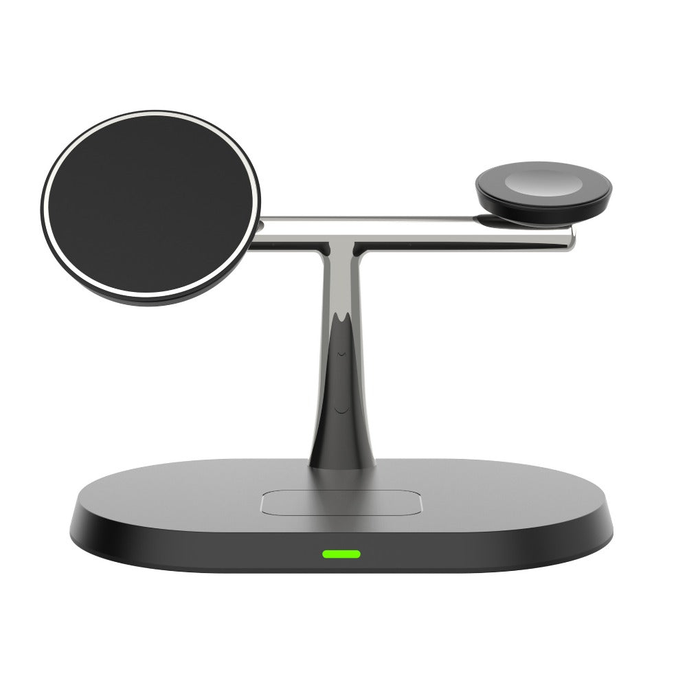 3-in-1 Magnetic Wireless Charger for Apple Phones, Earphones, and Watches