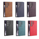Exclusive Luxury Retro PU Leather Protective Case, Shockproof Soft Bezel, Ultra-thin Back Cover for Samsung