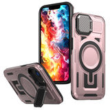 Lens Cover Bracket Anti-fall Magnetic Mobile Phone Case For iPhone