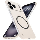 Matte Anti-Scratch Hard Magnetic Frameless Phone Case For iPhone