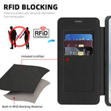 Flip Magnetic Leather Phone Case For Samsung