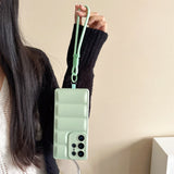 Down-filled Phone Case with Wrist Strap For Samsung