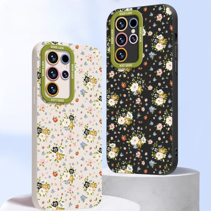 Floral Silicone Phone Case For Samsung