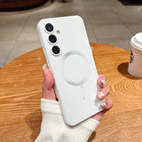 Luxury Matte Magnetic Phone Case for Samsung
