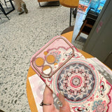 Large Window Lace Dunhuang Pattern Phone Case For iPhone