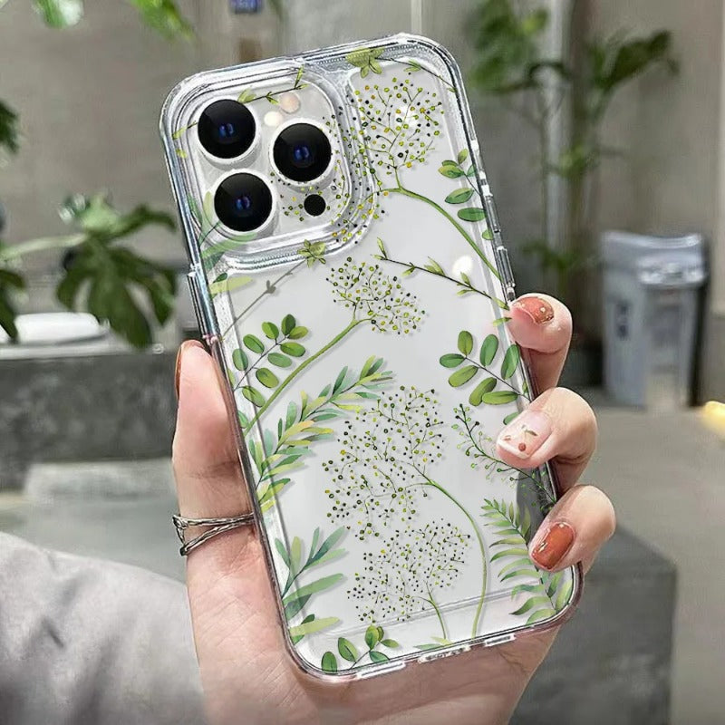 Abstract Plants Flower Phone Case For iPhone