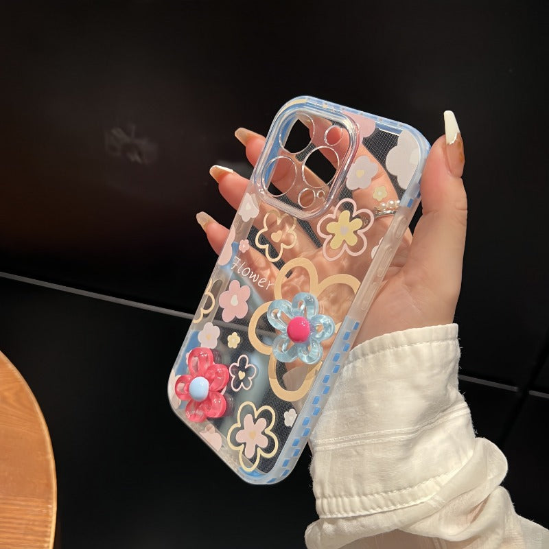 3D Flower Phone Case For iPhone