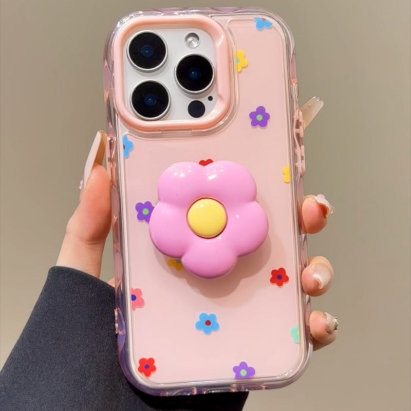 Flower Anti-fall Phone Case For iPhone