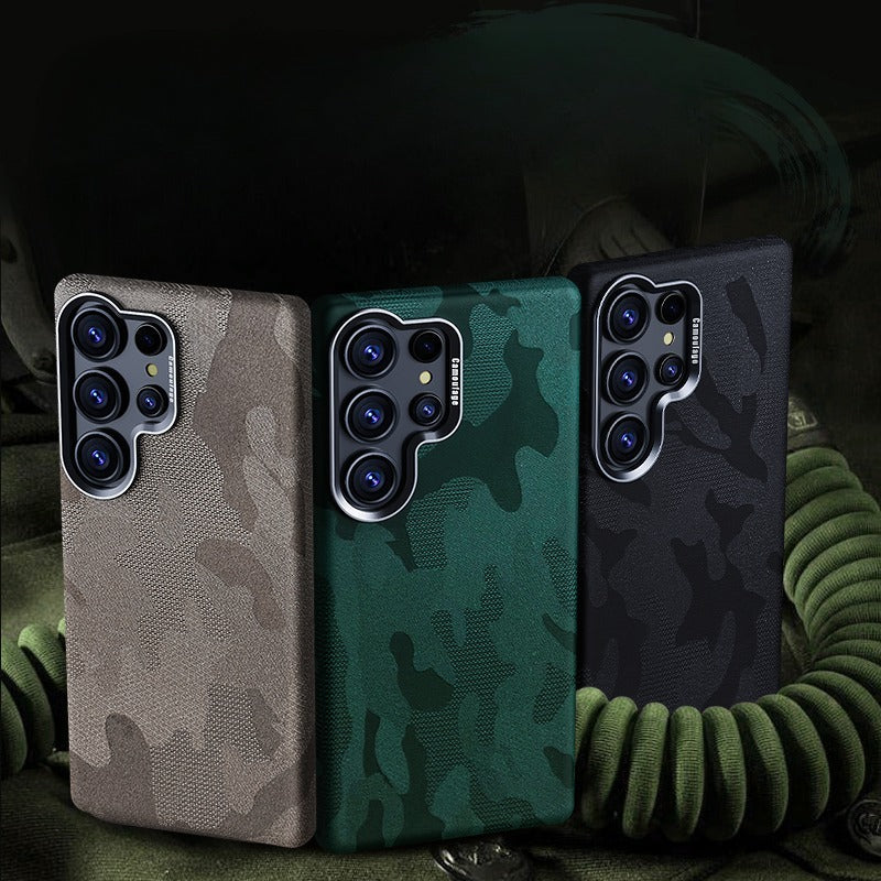 Camouflage Magnetic Phone Case For Samsung