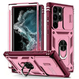 Heavy Duty with Camera 360°Kickstand Case For Samsung