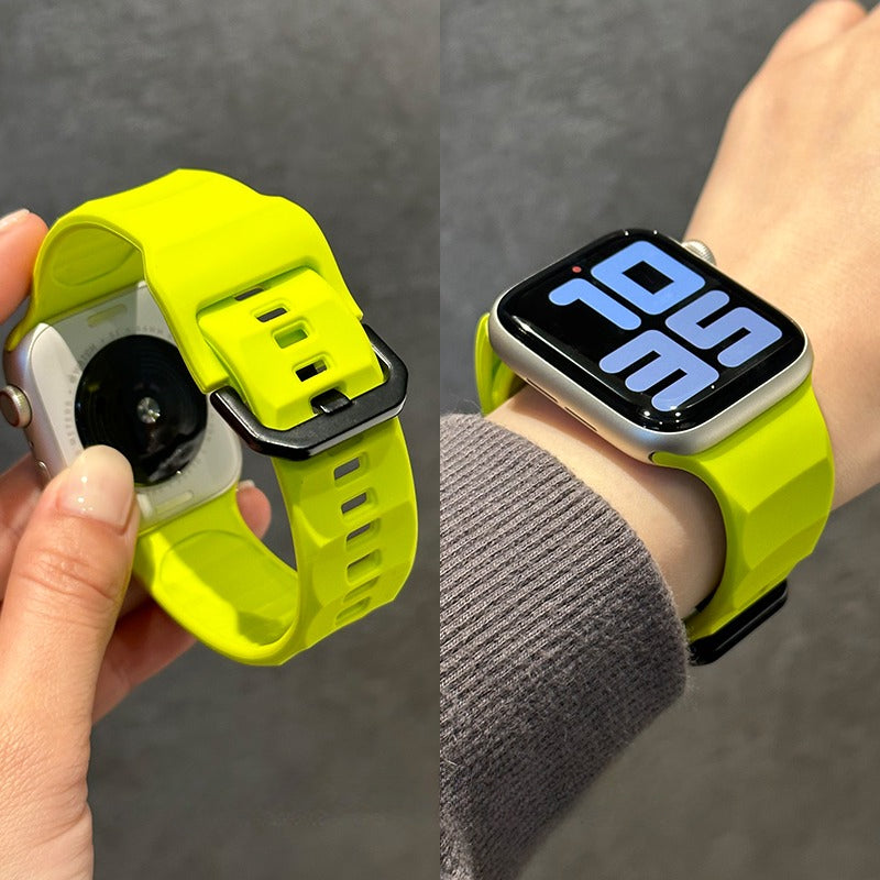 New Silicone Strap For Apple Watch