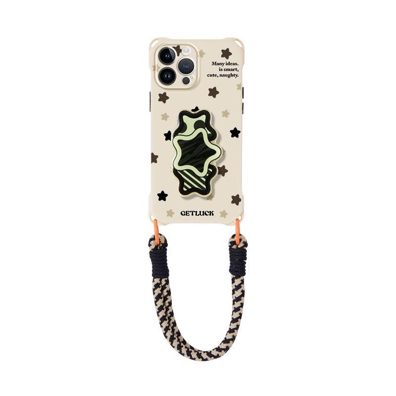 Star Four-corner Lanyard Phone Case For iPhone