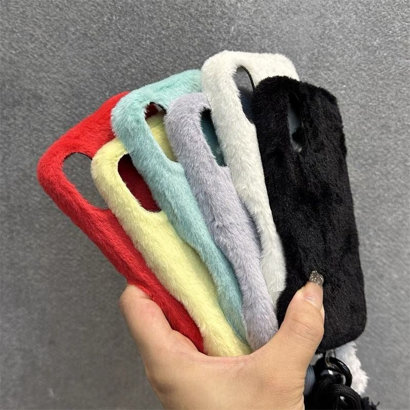 Plush Anti-fall Mobile Phone Case For iPhone