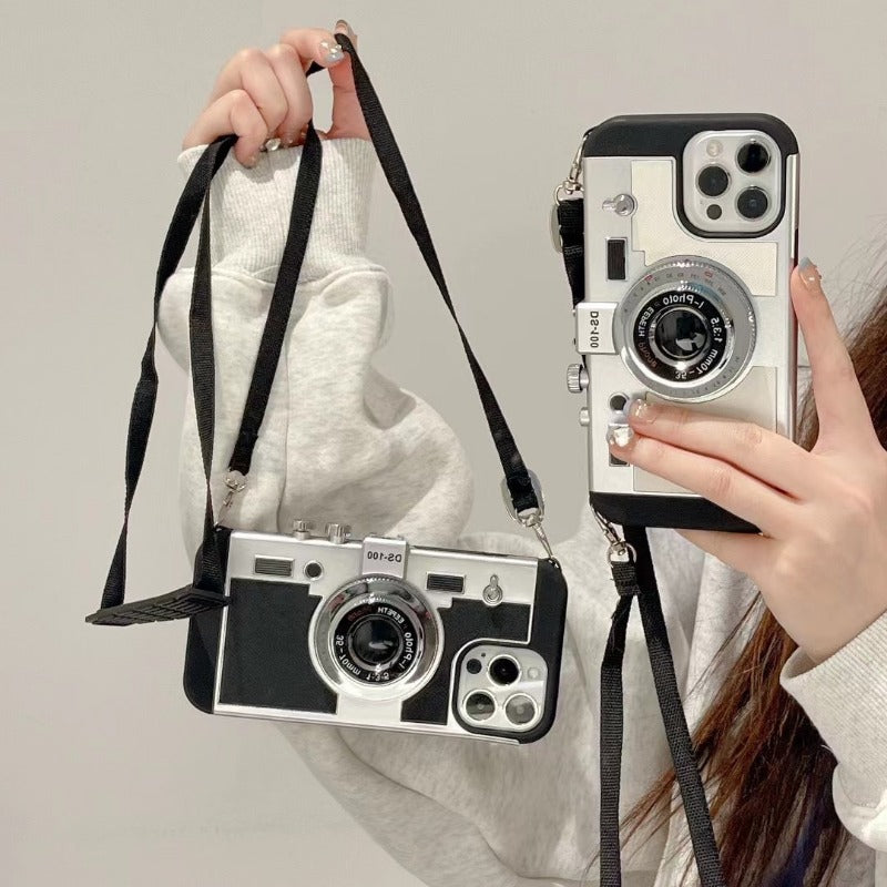 Creative 3D Camera Phone Case For iPhone