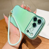 Gradient Lanyard Phone Case For iPhone