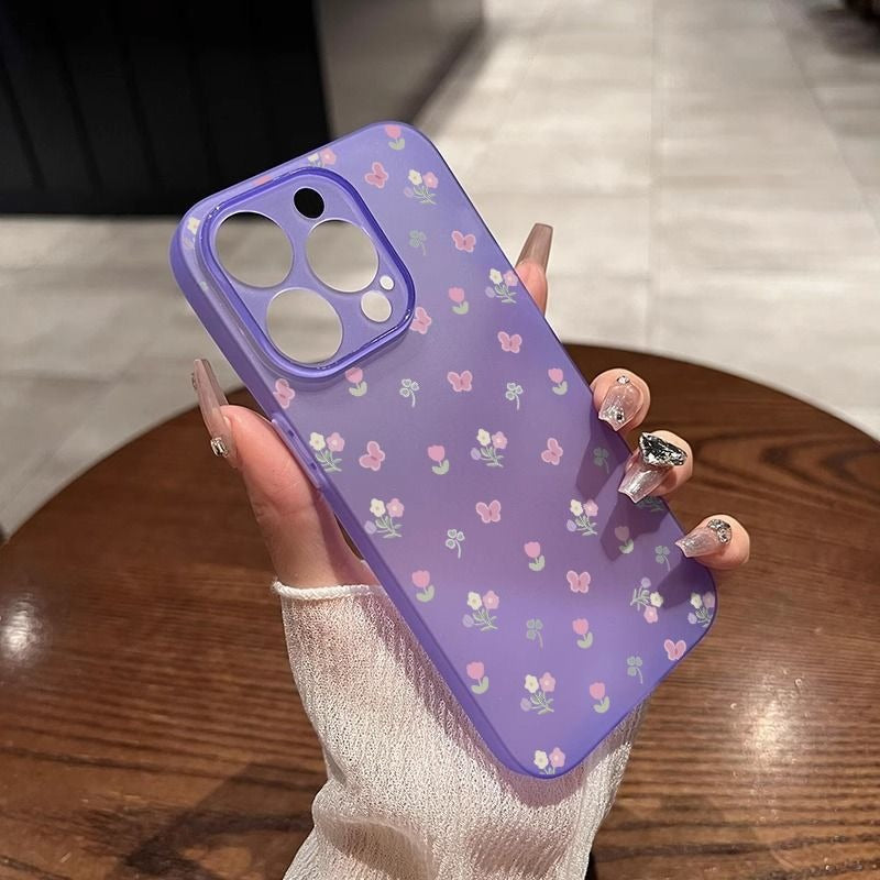 Ultra-thin Flower Soft Phone Case For iPhone
