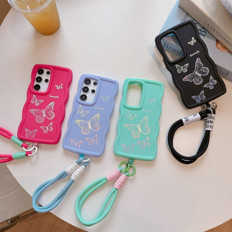 Gradient Butterfly Phone Case For Samsung