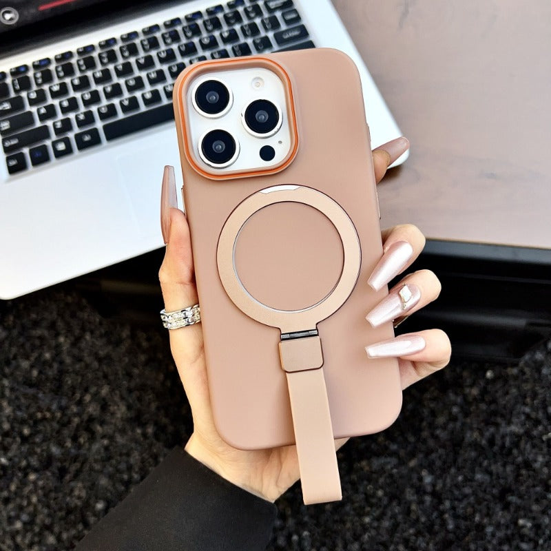 Magnetic Bracket Phone Case For iPhone