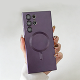 Magnetic Matte Soft Phone Case For Samsung
