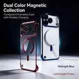 Ultra Thin Frameless Plating Phone Cases For iPhone