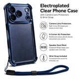 Luxury Transparent Shockproof Phone Case For iPhone