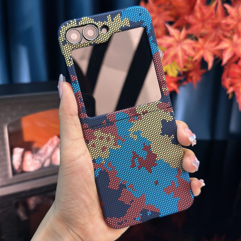 Camouflage Phone Case For Samsung Z Flip