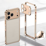 Ultra-thin Titanium Frame Phone Case For iPhone