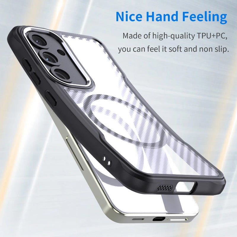 Carbon Fiber Texture Shockproof Phone Case For Samsung