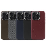 Texture Carbon Fiber Pattern Shockproof Skin Case For iPhone