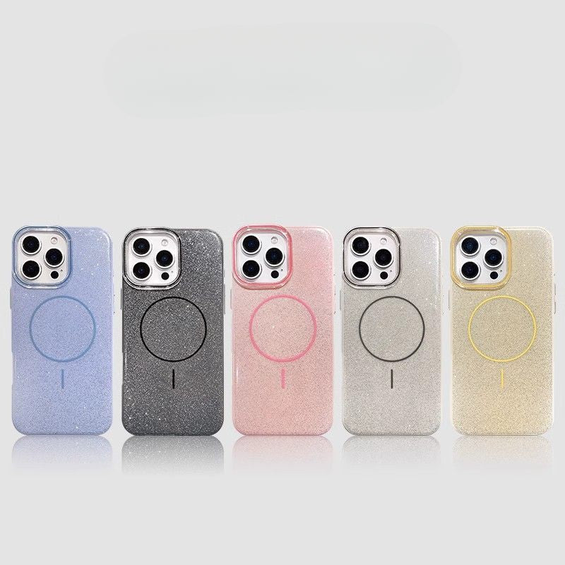 Glitter Magnetic Phone Case For iPhone