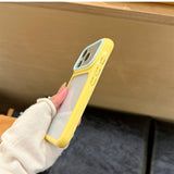 Transparent Colored Lanyard Phone Case For iPhone