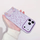 Purple Flower Phone Case For iPhone