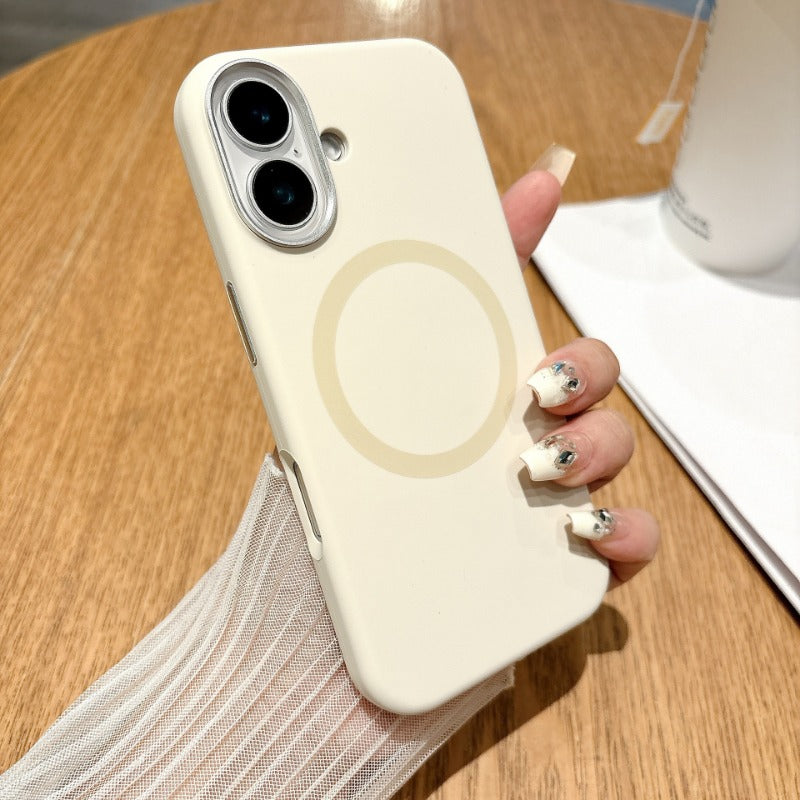 Liquid Silicone Magnetic Phone Case For iPhone