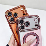 Transparent Flip Stand Card Holder Phone Case For iPhone