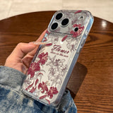 Flower-shaped Transparent Phone Case For iPhone