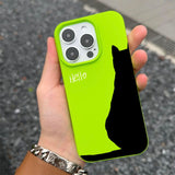 Borderless Cat Soft Phone Case For iPhone