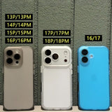 Frosted Semi-Transparent Phone Case For iPhone
