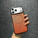 Electroplated Frame Magnetic Phone Case For iPhone