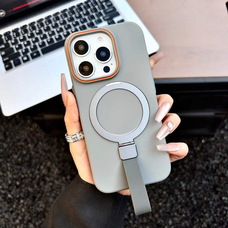 Magnetic Bracket Phone Case For iPhone