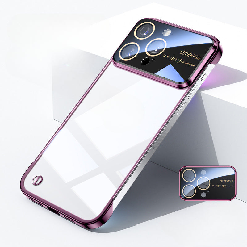 Ultra-thin Frameless Transparent Phone Case For iPhone