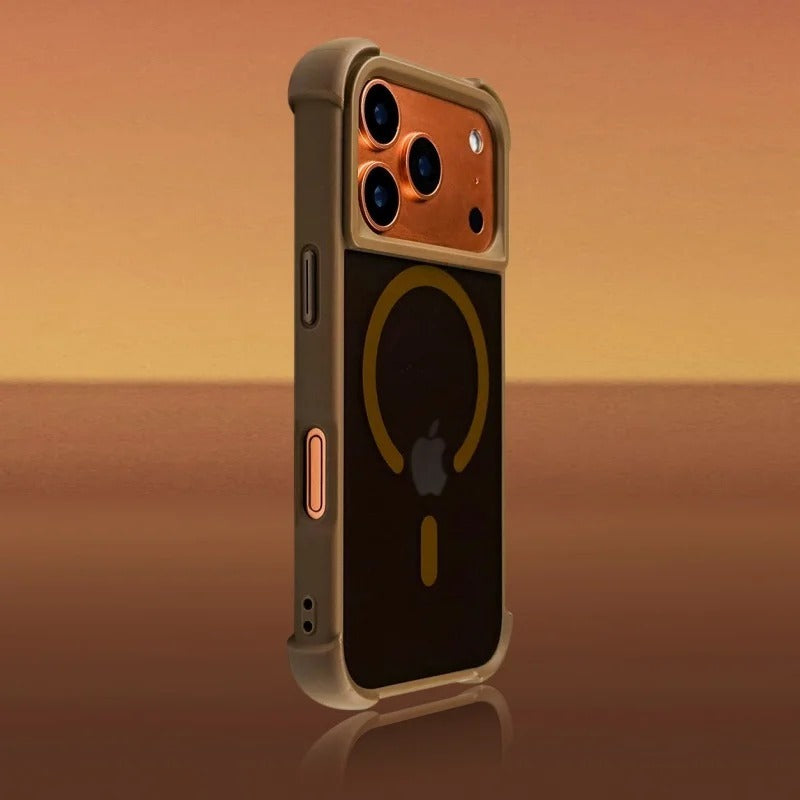 Matte Transparent PC Magnetic Phone Case For iPhone